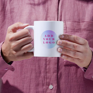 Merk kleur bedrijf logo koffiemok