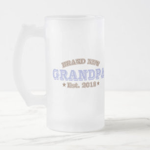 Merk New Grandpa Est. 2018 (Paars) Matglas Bierpul