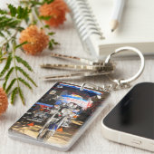 Merk New Tuk Tuk ... Udon Thani, Isaan, Thailand Sleutelhanger (Voorkant Rechts)