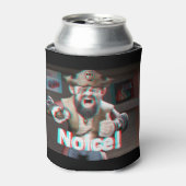 Merk op! Badaz Beard 3D Blikjeskoeler (Blikje Voorkant)