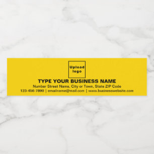 Merk op de Gele Fles Etiket