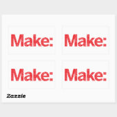 Merk Rechthoekige Sticker (Vel)