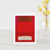 merk rothko schilderkunst abstract kaart (Gele Bloem)