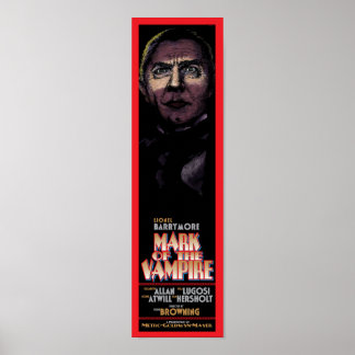 MERK VAN HET POSTER VAMPIRE - KLASSIEKE FILM
