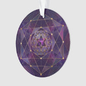 Merkabah en fleur de vie - Géométrie sacrée (devant)