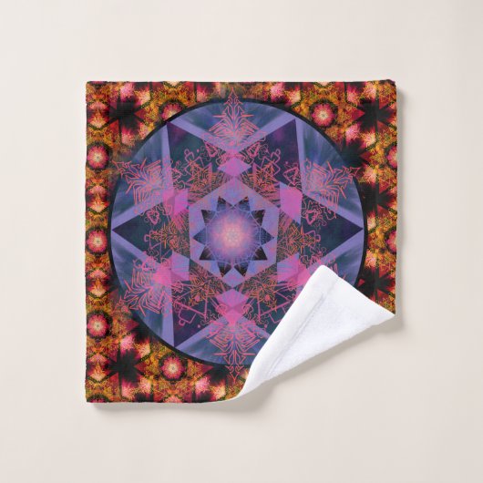 Merkabah Mandala Motif (Gant de toilette)