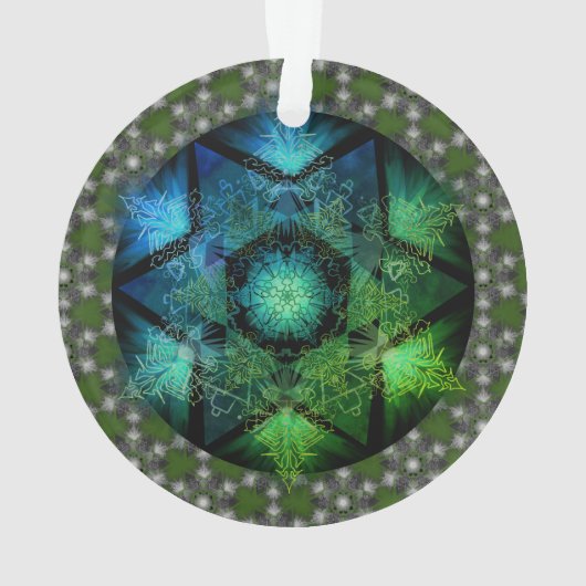 Merkabah Mandala Pattern Ornament (achterkant)
