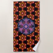 Merkabah Mandala Pattern Strandlaken (Voorkant)