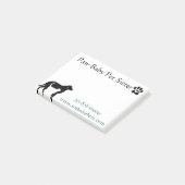 Merklakbord voor gezelschapsdieren post-it® notes (Schuin)