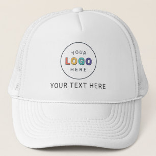 Merklogo en aangepast bericht trucker pet