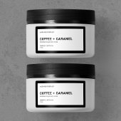 Merkmerk en modern, minimaal bewerkbaar kleurenpro etiket