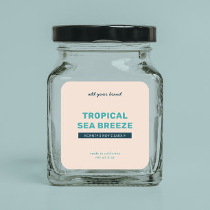 Merkmerk volledig aangepaste kleuren toevoegen Mod Vierkante Sticker