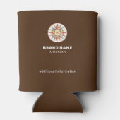 merknaam promo brown koelbox blikjeskoeler (Achterkant)