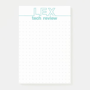 Merknaam voor LEX TECH REVIEW Post-it® Notes