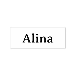Merkpromotie 1" x 2,5" rubberstempel