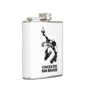 Merkremmen van kuikens met duik heupfles (Rechts)