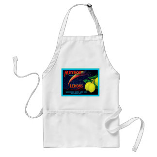 Merkteken ~  etiket van de fruitkrat standaard schort