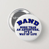 Merkteken: Meer dan een avontuur... Ronde Button 5,7 Cm (Voorkant /achterkant)