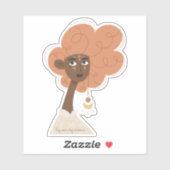 Merkwaardig haar grote dromen boho ster sticker (Vel)