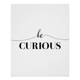 Merkwaardig minimale typografie perfect poster