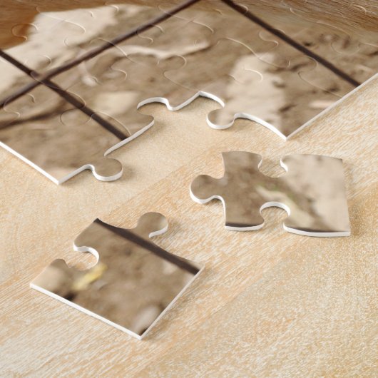 Merkwaardige geit - Puzzle Legpuzzel (Zijkant)