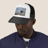 Merle à ailes rouges - casquette (En situation)