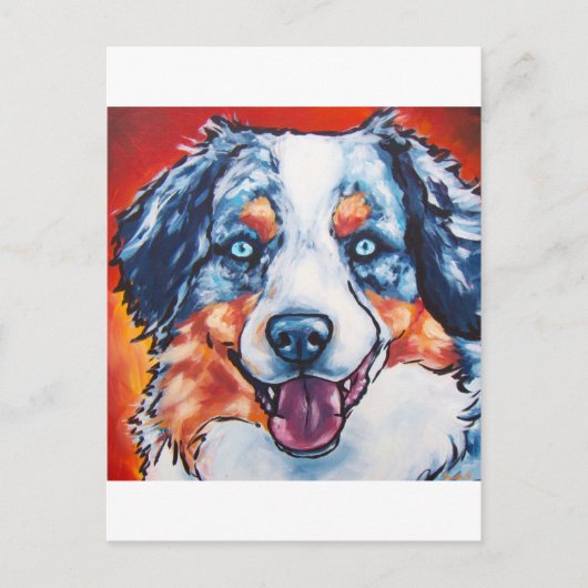 Merle Aussie Briefkaart (Voorkant)