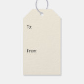 Merle Great Dane Dog Lemon Crown Cadeaulabel (Achterkant)