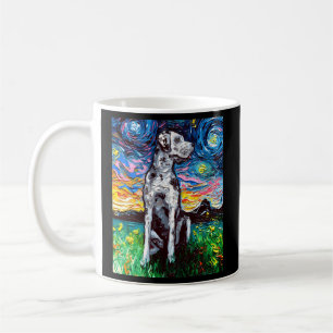 Merle Grote Deen Sterrennacht Impressionist Dog By Koffiemok