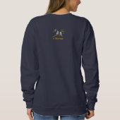 Merlebleu Sweatshirt Bleu foncé (Dos)