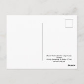 Merlebleue de l'Ouest, faune, carte postale (Dos)