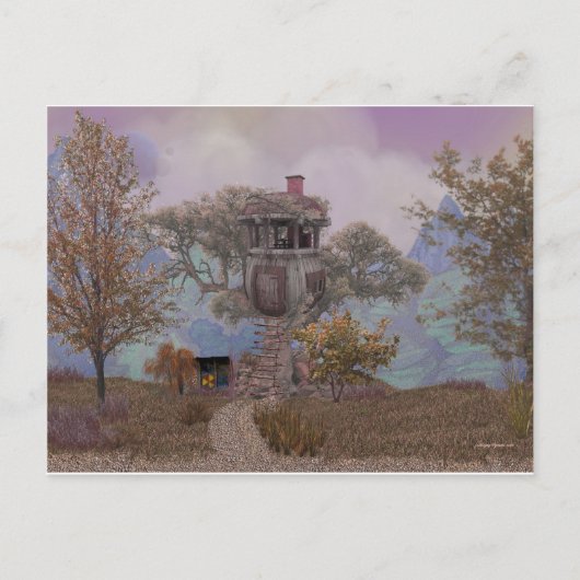 Merle's Treehouse Briefkaart (Voorkant)
