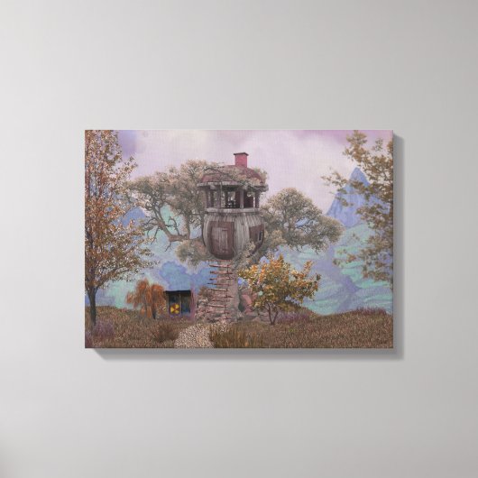 Merle's Treehouse Canvas Afdruk (Voorkant)