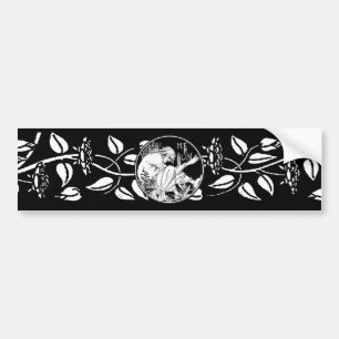 Merlin Art Nouveau fantasie Bumpersticker