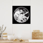 Merlin Aubrey Beardsley Poster (Keuken)