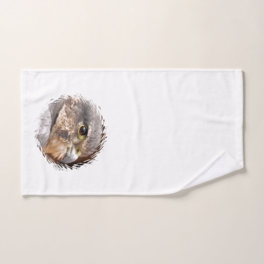 MERLIN FALCON OISEAU DE PREY (Serviette à main)