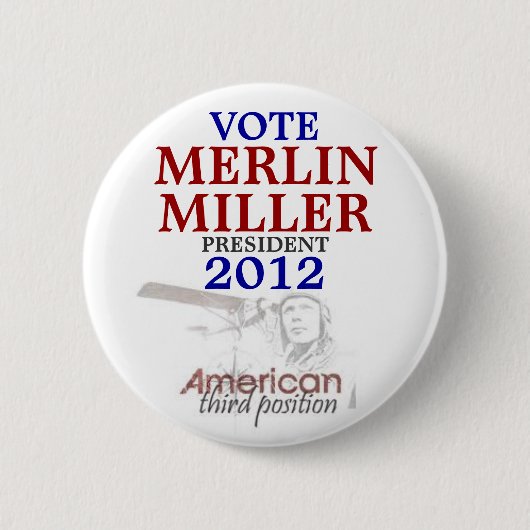 Merlin Miller 2012 Ronde Button 5,7 Cm (Voorkant)