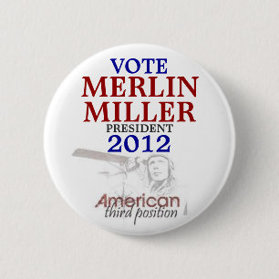 Merlin Miller 2012 Ronde Button 5,7 Cm