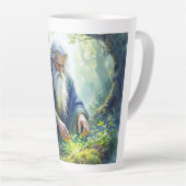 Merlin Practicing Herbalism Latte Mug (Angle droit)