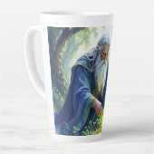 Merlin Practicing Herbalism Latte Mug (Angle gauche)