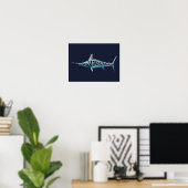 Merlin Sea Creature Print | Impression Mur Merlin (Bureau à domicile)