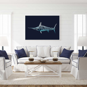 Merlin Sea Creature Print   Impression Mur Merlin