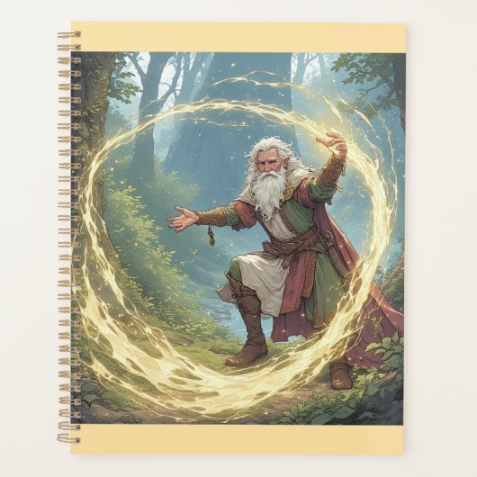 Merlin the Magician in the Forest Planner (Devant)