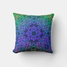 Merlin's underwater Cottage Garden Mandala Pillow Kussen