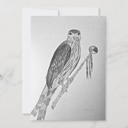 Merlin's Wand Feestdagenkaart (Voorkant)