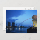 Merlion Briefkaart (Voorkant / Achterkant)