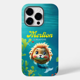 Mérlion de Singapour pour iPhone 14 Pro Coque