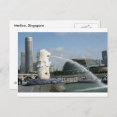 Merlion Singapore Briefkaart (Voorkant / Achterkant)