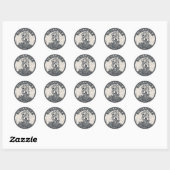 Merlion Singapore Ronde Sticker (Vel)