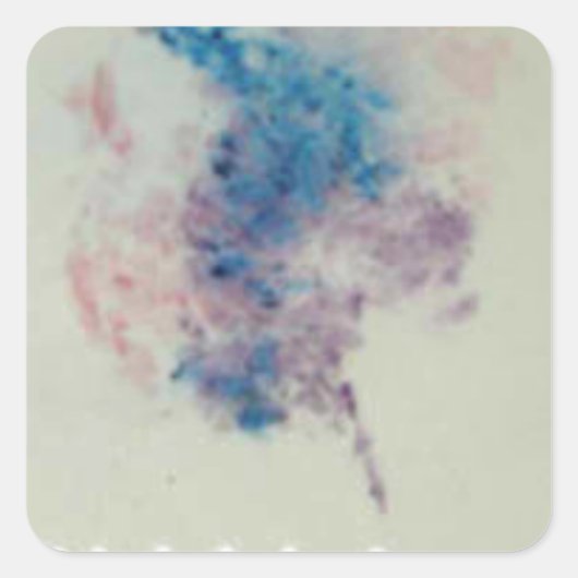 "Merlot #1" Vierkante Sticker (Voorkant)